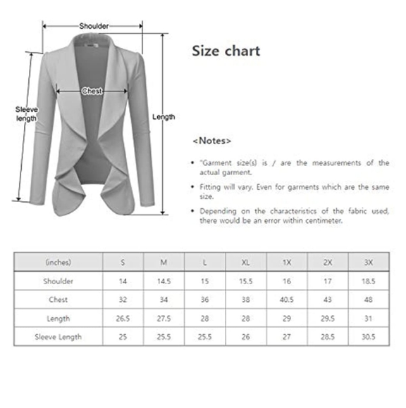 🆕⭐ Burgundy wine red waterfall blazer - Picture 6 of 6